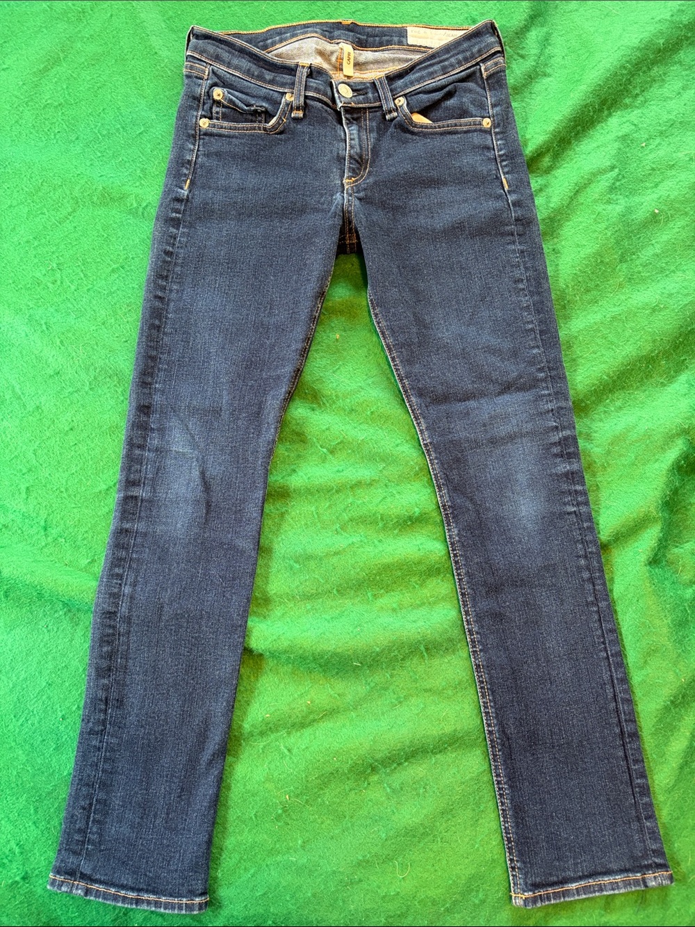rag & bone indigo ankle skinny jeans